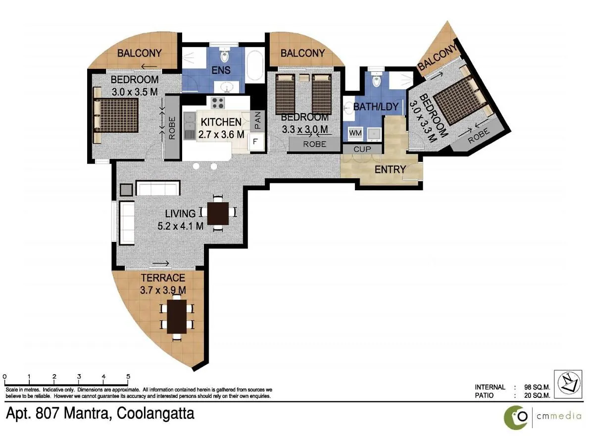 Apartamento Calypso Tower Unit 807 *