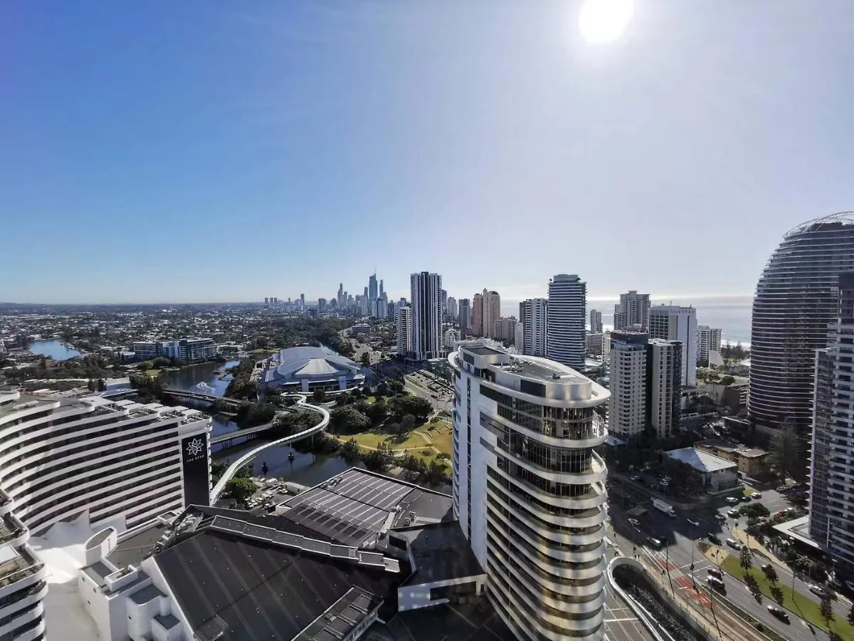 Διαμέρισμα 2 Bedroom Luxurious Family On 40th Floor With Amazing Ocean Coastline Broadbeach Gc40