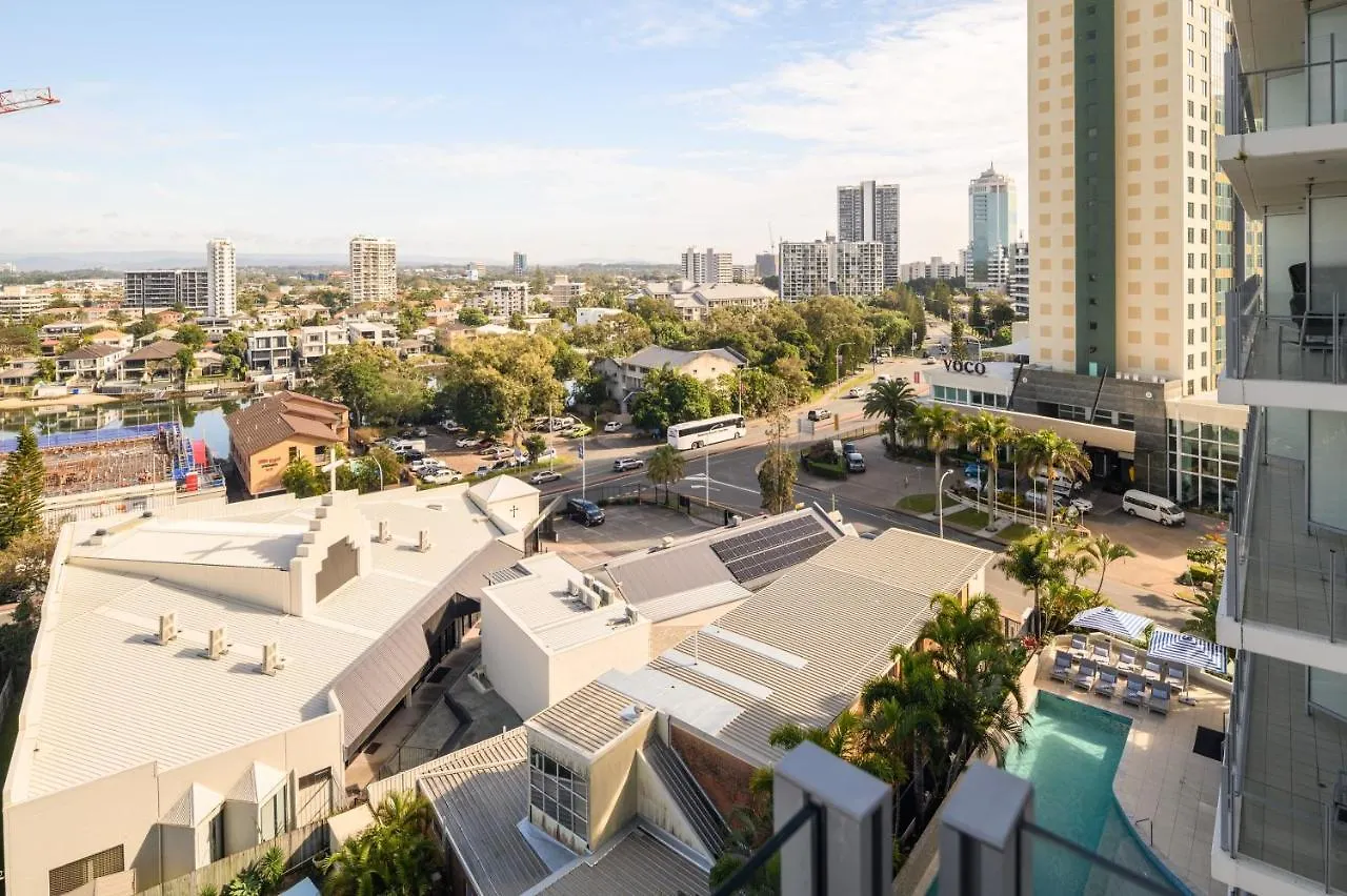 Daire 1br Sky Rise Surfers Stunner *
