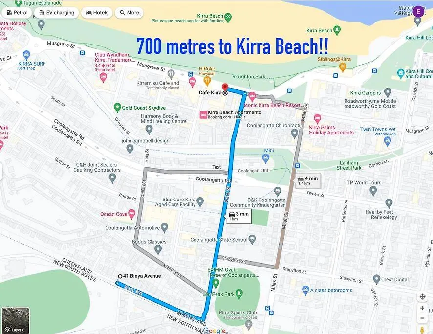 Bare Foot & Beachy On Binya! Pet Friendly House Holiday home Gold Coast