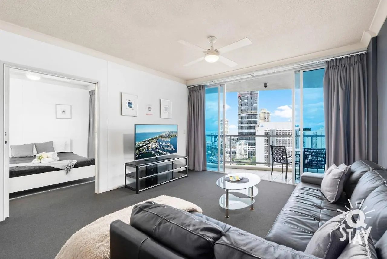 2 Bedroom Ocean View At Chevron Reniassance Lejlighed Gold Coast