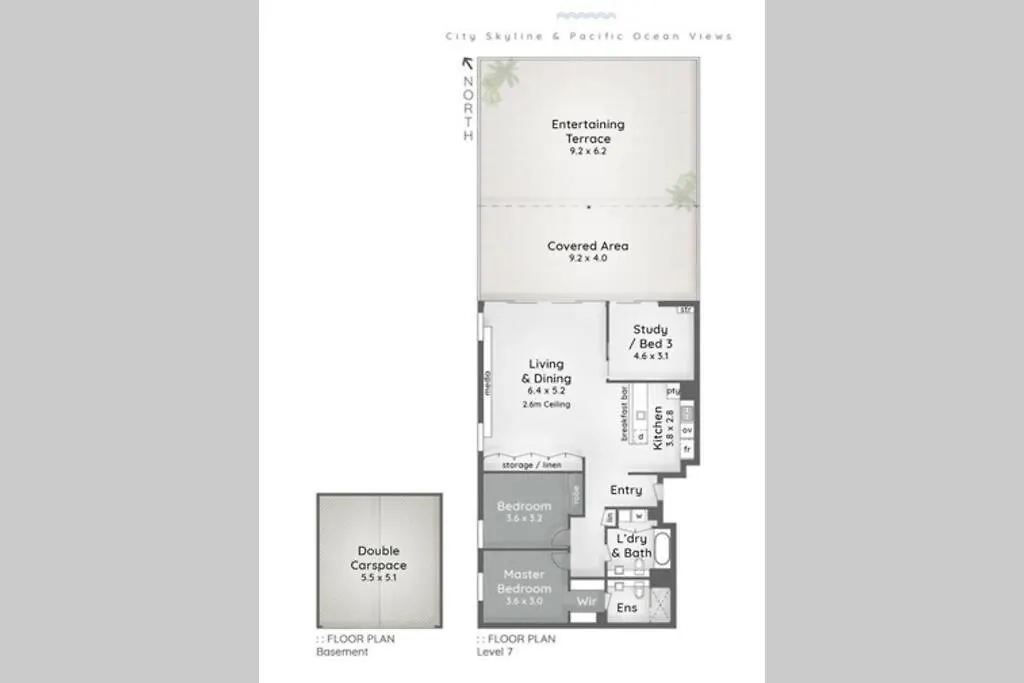 Luxe 3 Bedroom Rooftop Beachside Apartment