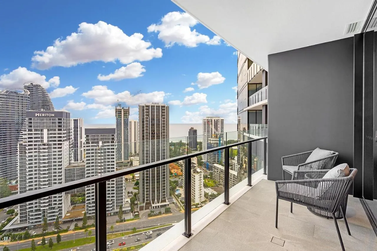 Lamour Ocean View Ii In Casino Broadbeach - Free Parking-195cm Apartment