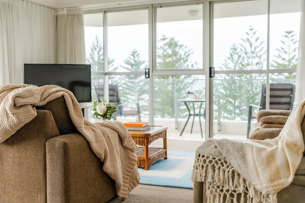 Lägenhetshotell Cashelmara Beachfront Guldkusten