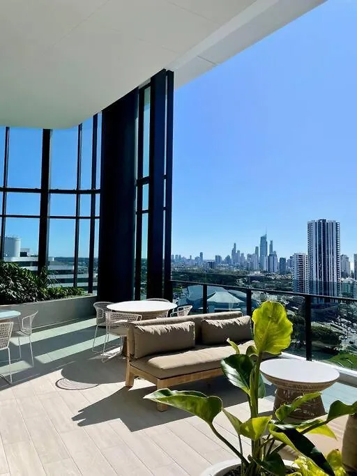 New Impressive 180° River View 1 Bed Apt With Pool 47f Appartement Gold Coast