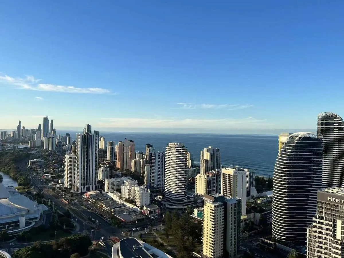 2 Bedroom Luxurious Family On 40th Floor With Amazing Ocean Coastline Broadbeach Gc40 * Gold Coast