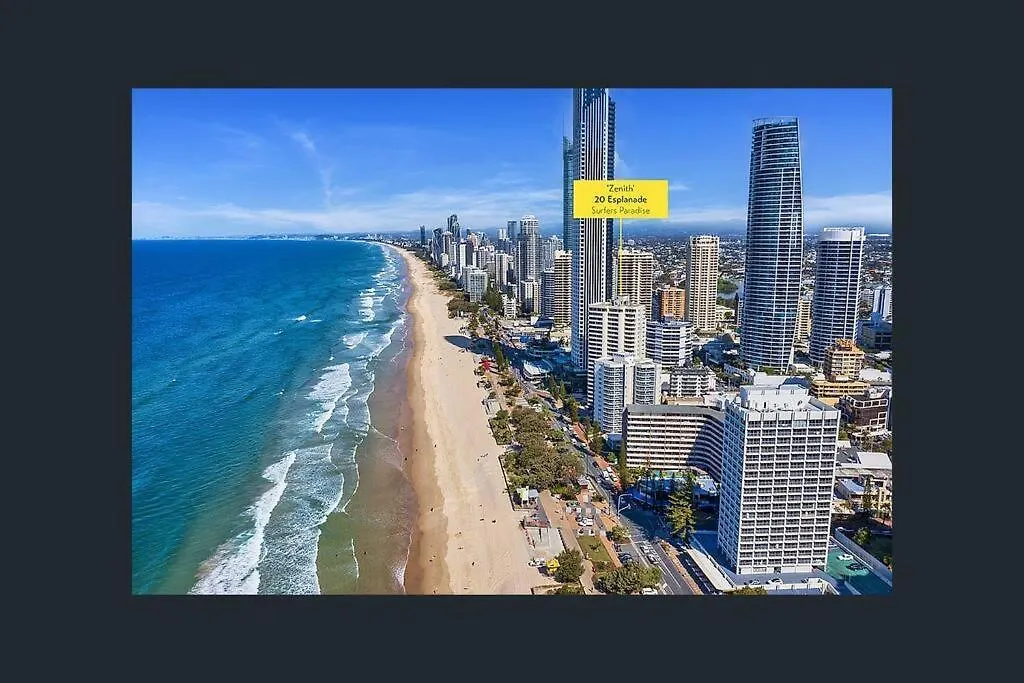 Apartment Zenith 2bd Absolute Beachfront Surfers Paradise *