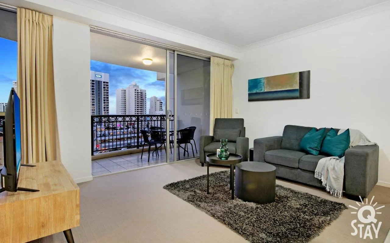 Apartment 2 Bedroom 1 Bathroom - Centre Of Surfers Paradise, Chevron Renaissance *