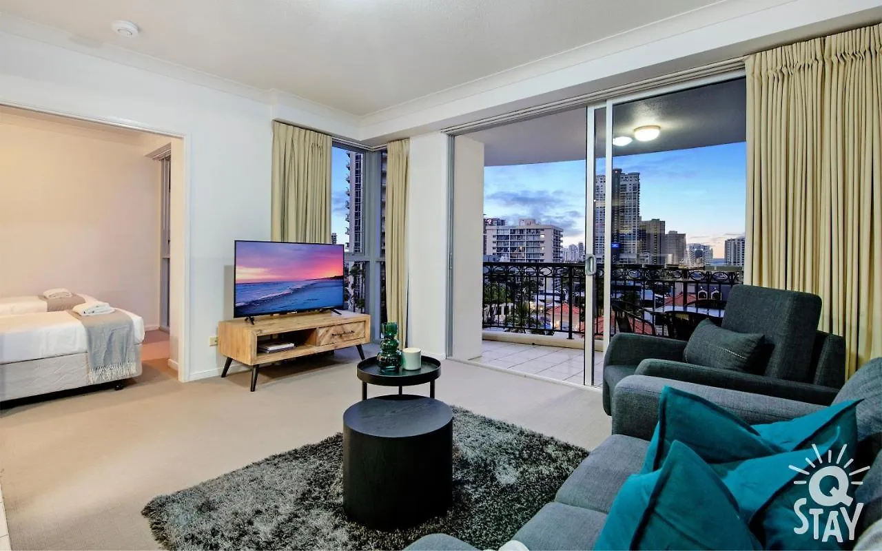2 Bedroom 1 Bathroom - Centre Of Surfers Paradise, Chevron Renaissance Apartment Gold Coast