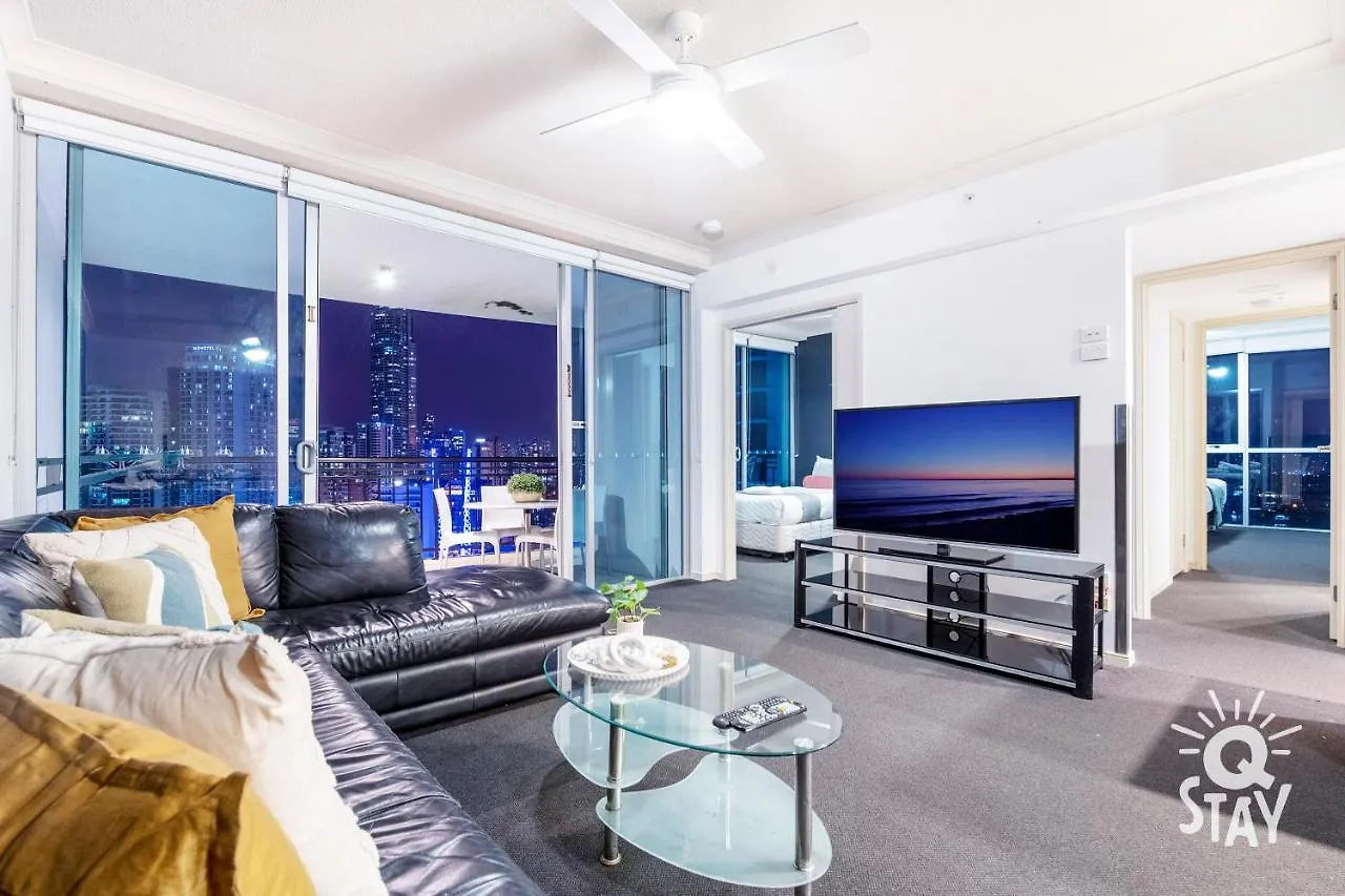 Apartment 2 Bedroom 1 Bathroom - Centre Of Surfers Paradise, Chevron Renaissance *