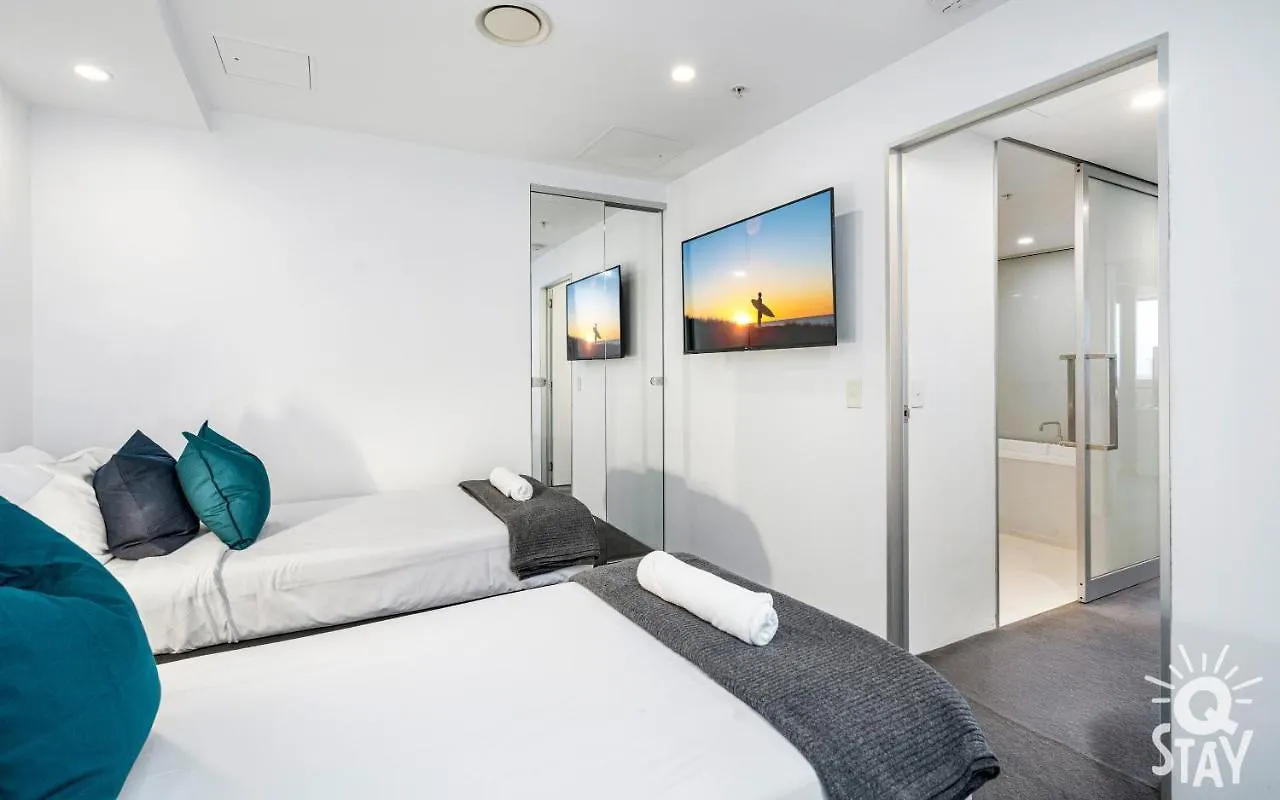 Apartment Kids Free In Ocean View 1 Bedroom Spa At Circle On Cavill - Q *