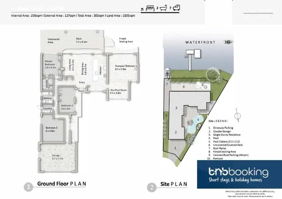 度假居 Family Waterfront Escape - Pool, 2 King *