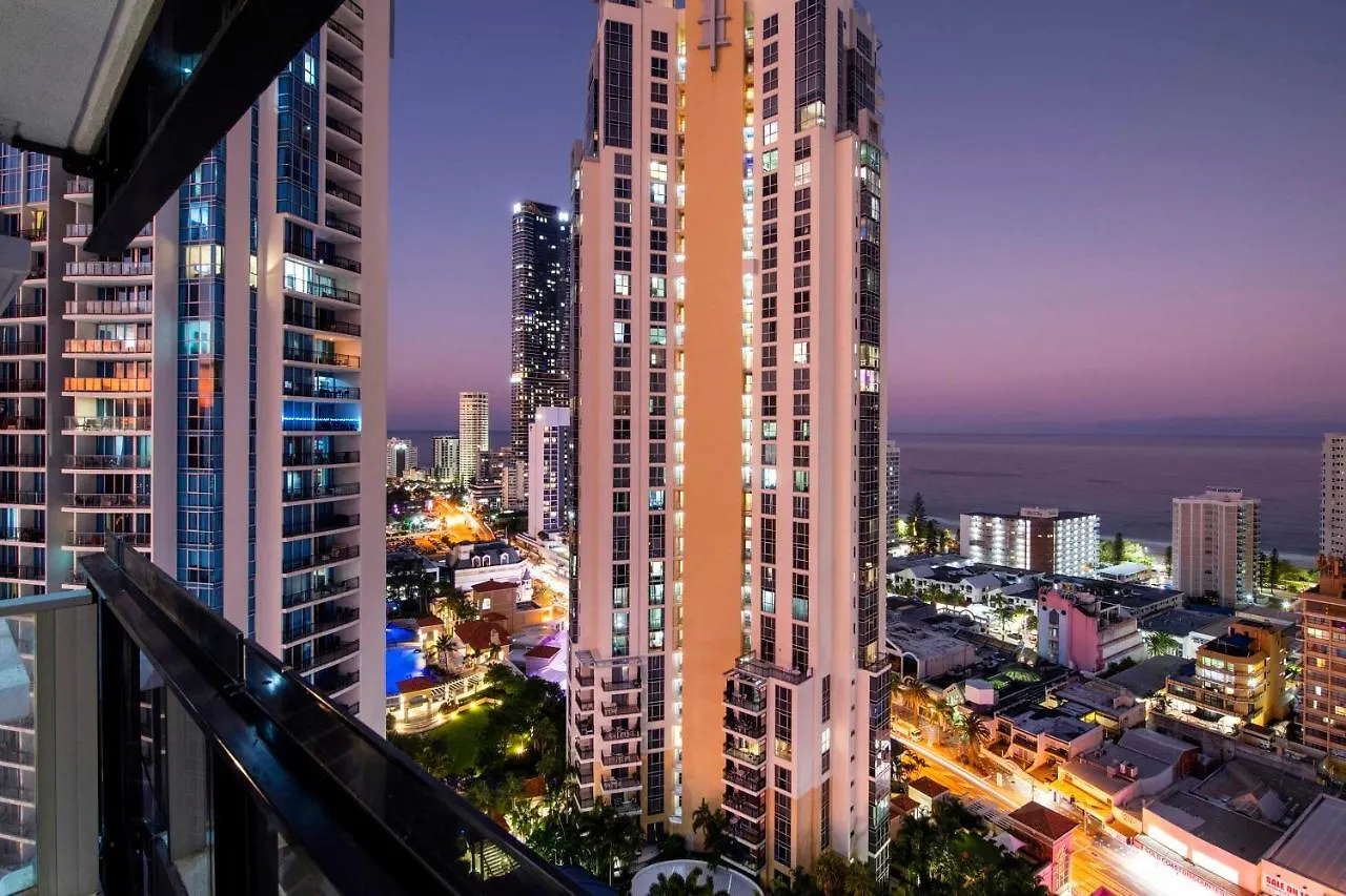 Three Bedroom Ocean View At Circle On Cavill - One Free Parking! - Self Contained & Privately Managed - Wow 公寓 黄金海岸