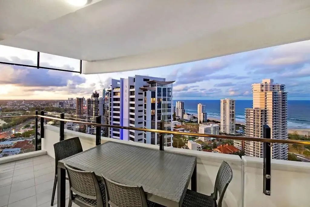 アパート 24th Floor Luxury, The Wave Broadbeach ゴールドコースト
