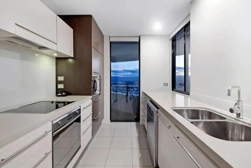 アパート 24th Floor Luxury, The Wave Broadbeach
