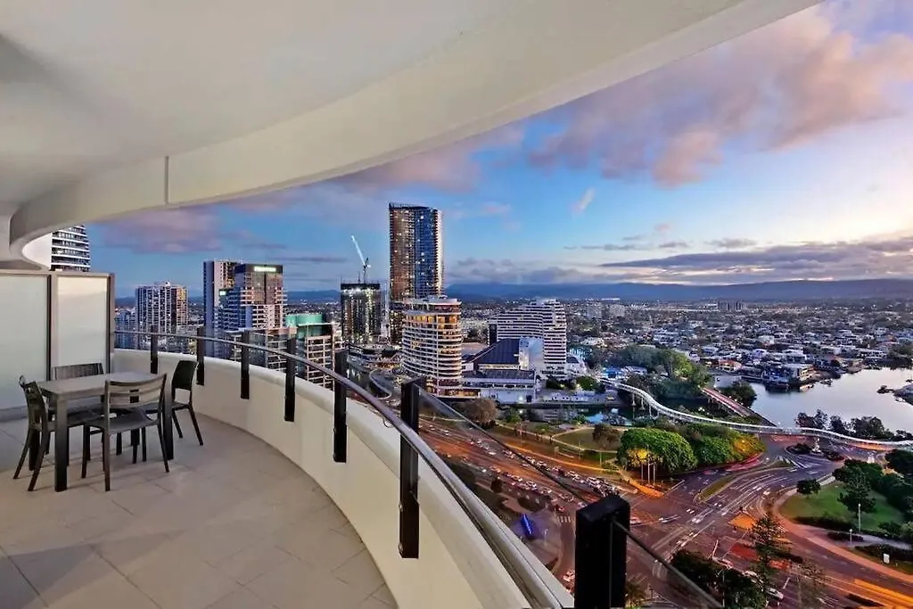 アパート 24th Floor Luxury, The Wave Broadbeach ゴールドコースト