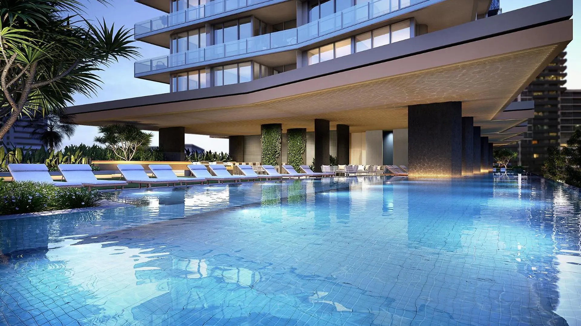 Signature Ocean Views 9th Floor 2 Bed 2 Bath Free Parking Apartment Gold Coast