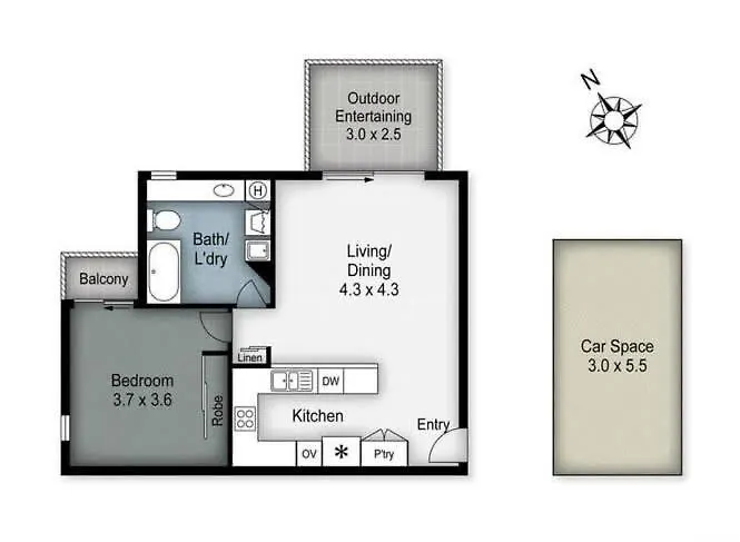 1 Bedroom Gem With Aircon Stroll To * Gold Coast