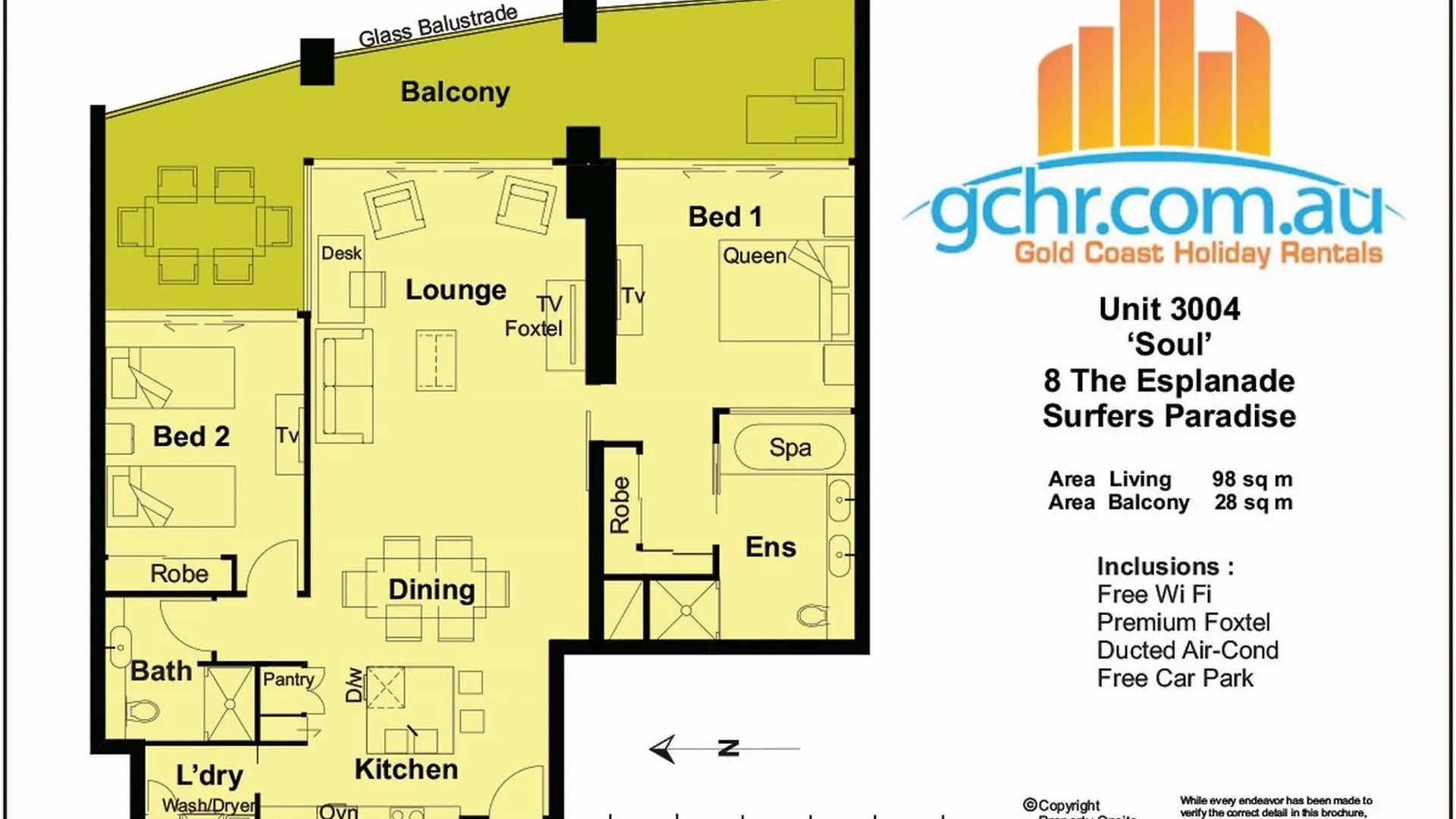 Soul On The Esplanade - Hr Surfers Paradise Apartment