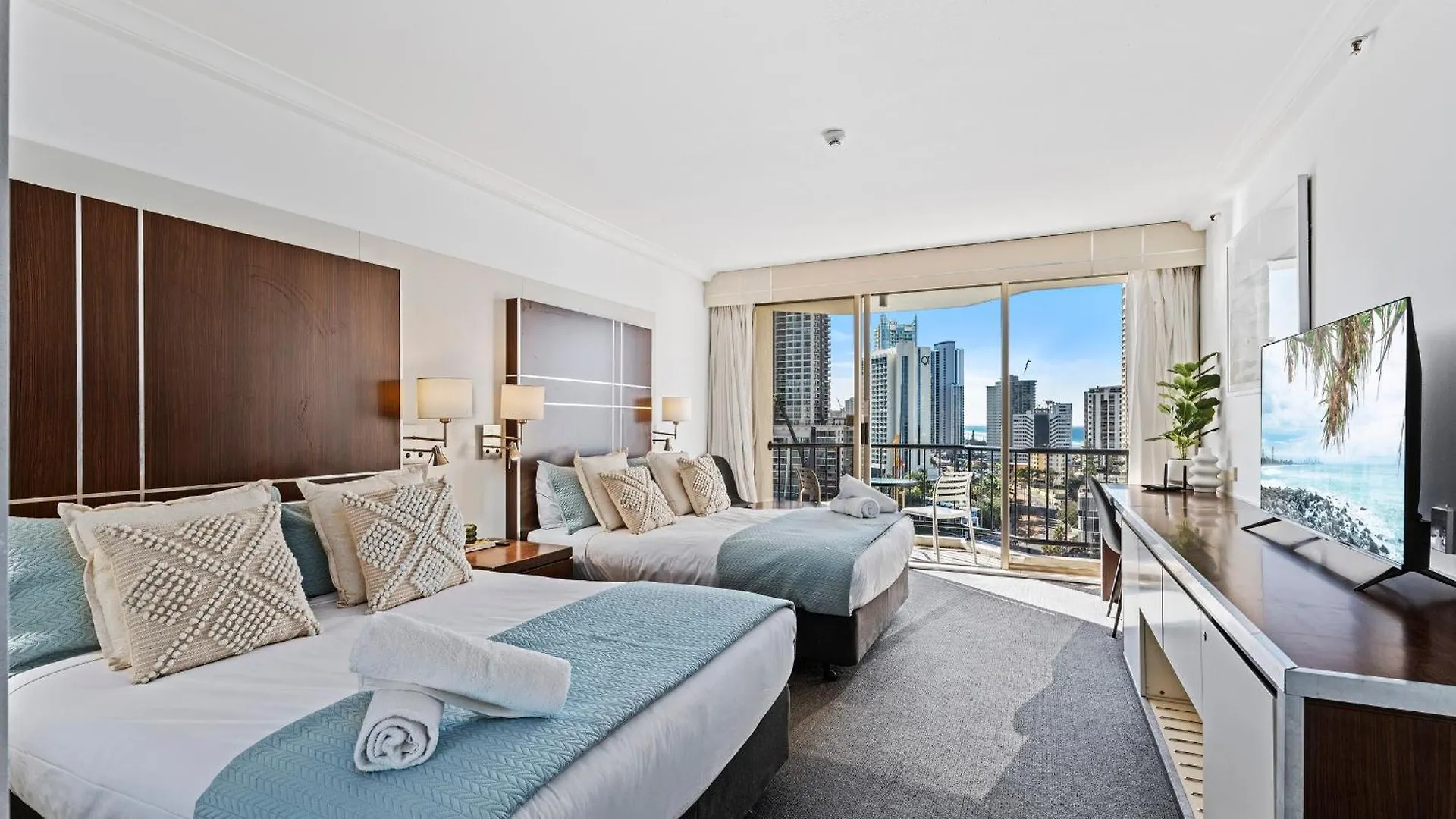 Apartment Modern Twin Units In Surfers Paradise - Q