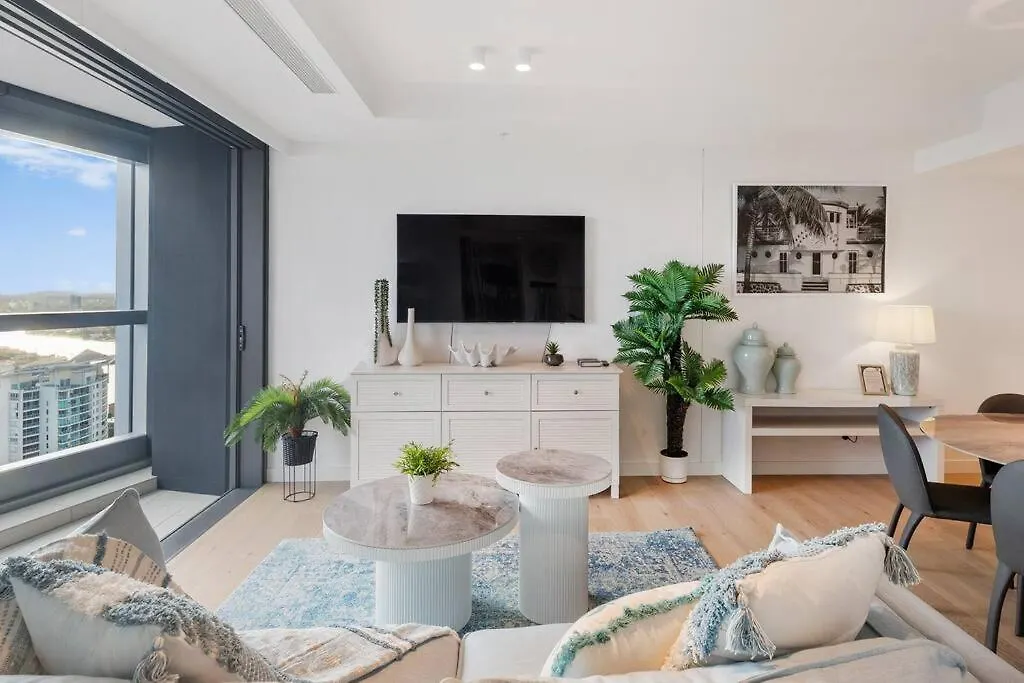 Apartamento Beachfront Luxe 2bedroom With Sunset River Views Gold Coast