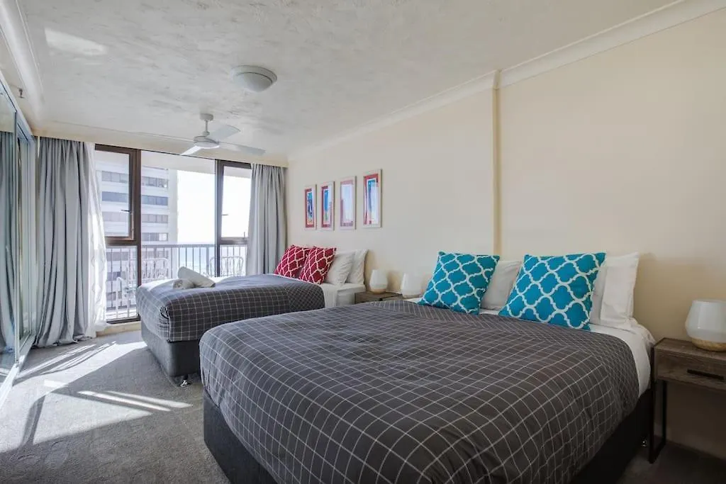 아파트 2br Beachfront Family Friendly Surfers 골드코스트