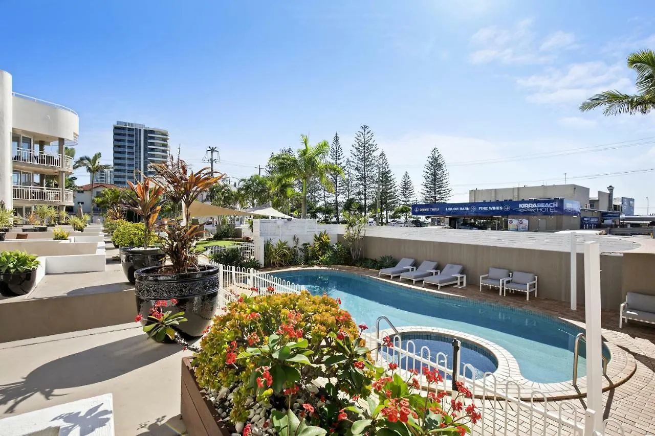 Kirra Palms Lägenhetshotell Guldkusten
