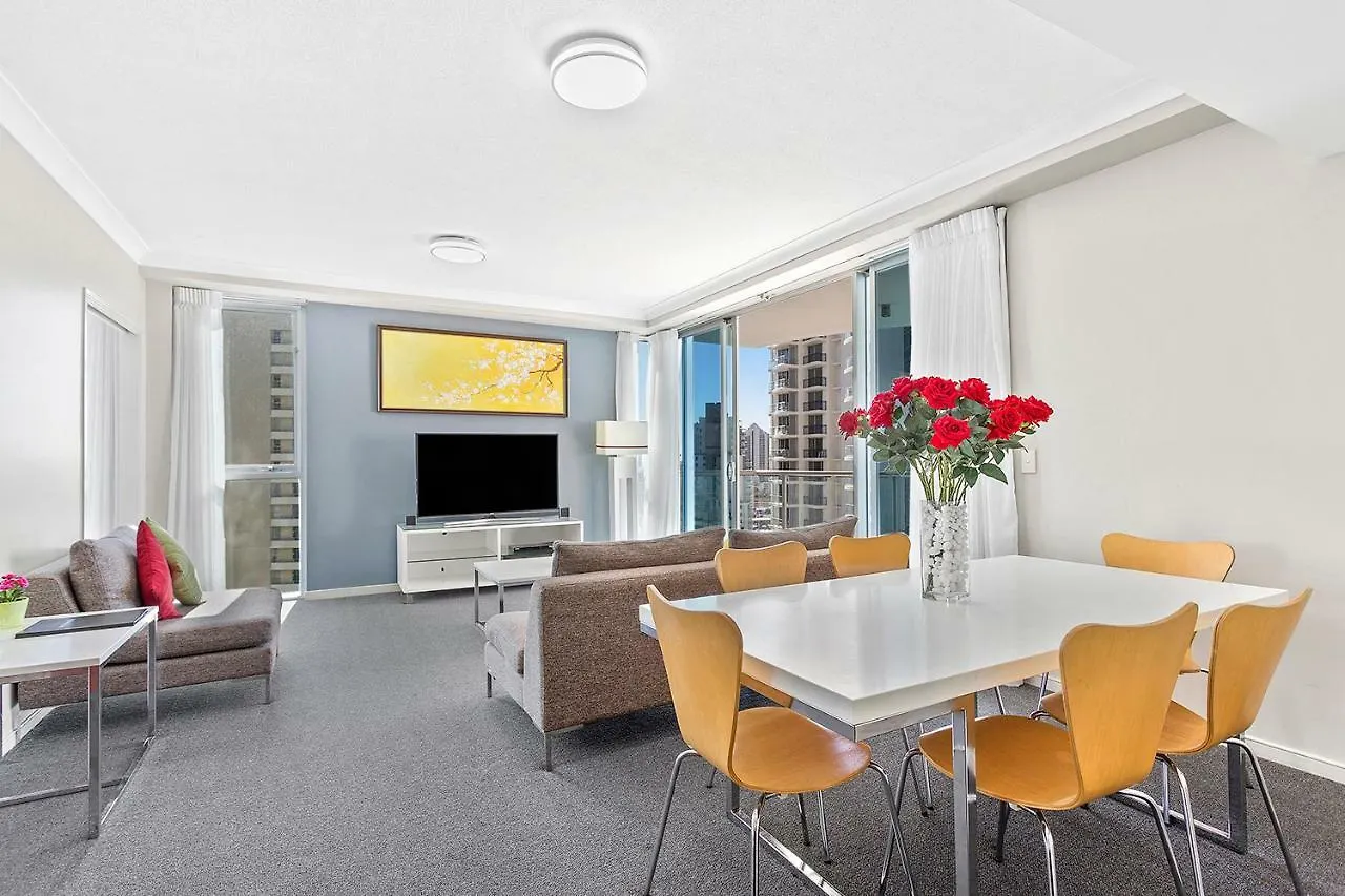 Beach - Ocean & Riverview Chevron Renaissance Central Surfers Paradise Apartment Gold Coast