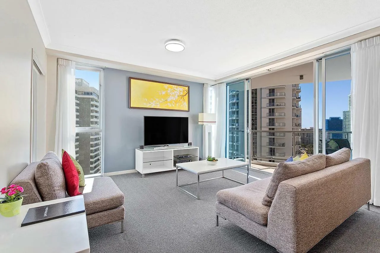 Beach - Ocean & Riverview Chevron Renaissance Central Surfers Paradise Apartment