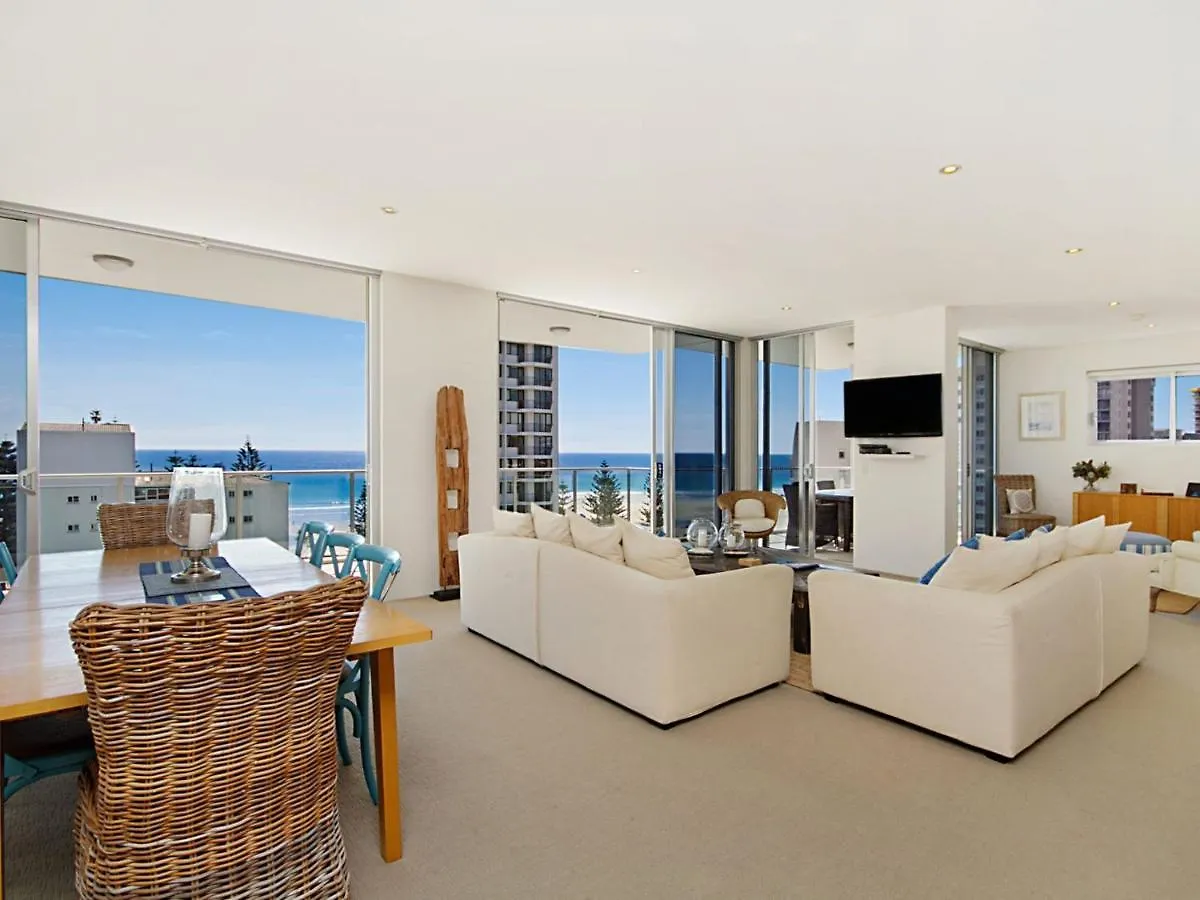 شقة Eden Unit 1001 - Luxury 3 Bedroom Penthouse Close To The Beach In Rainbow Bay Coolangatta غولد كوست