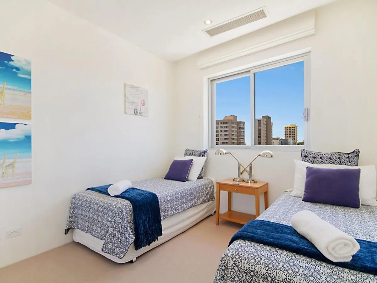 شقة Eden Unit 1001 - Luxury 3 Bedroom Penthouse Close To The Beach In Rainbow Bay Coolangatta غولد كوست