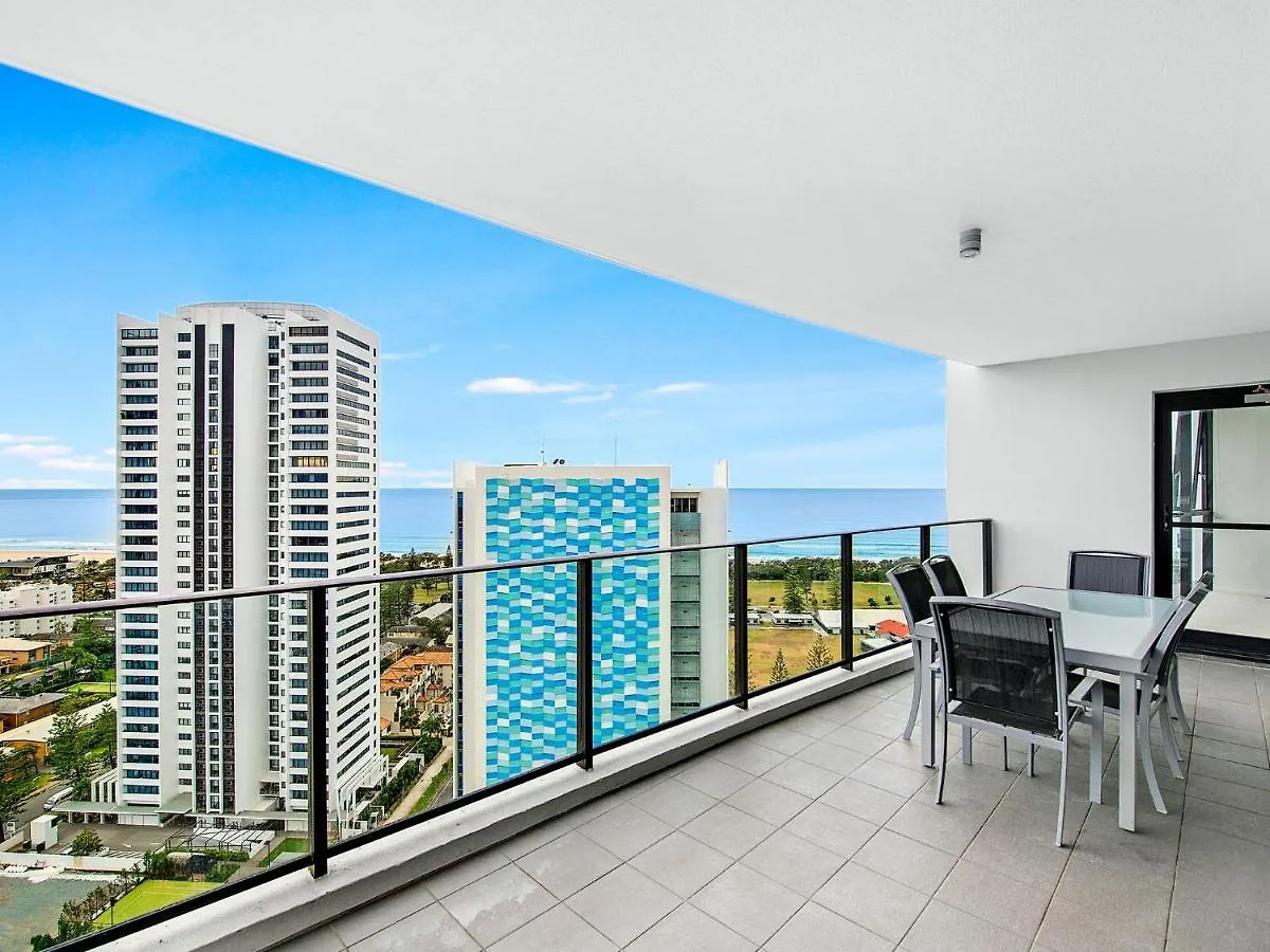 Daire Beautiful Ocean View High Floor 3 Bedroom At Sierra Grand - Coasthm Gold Coast