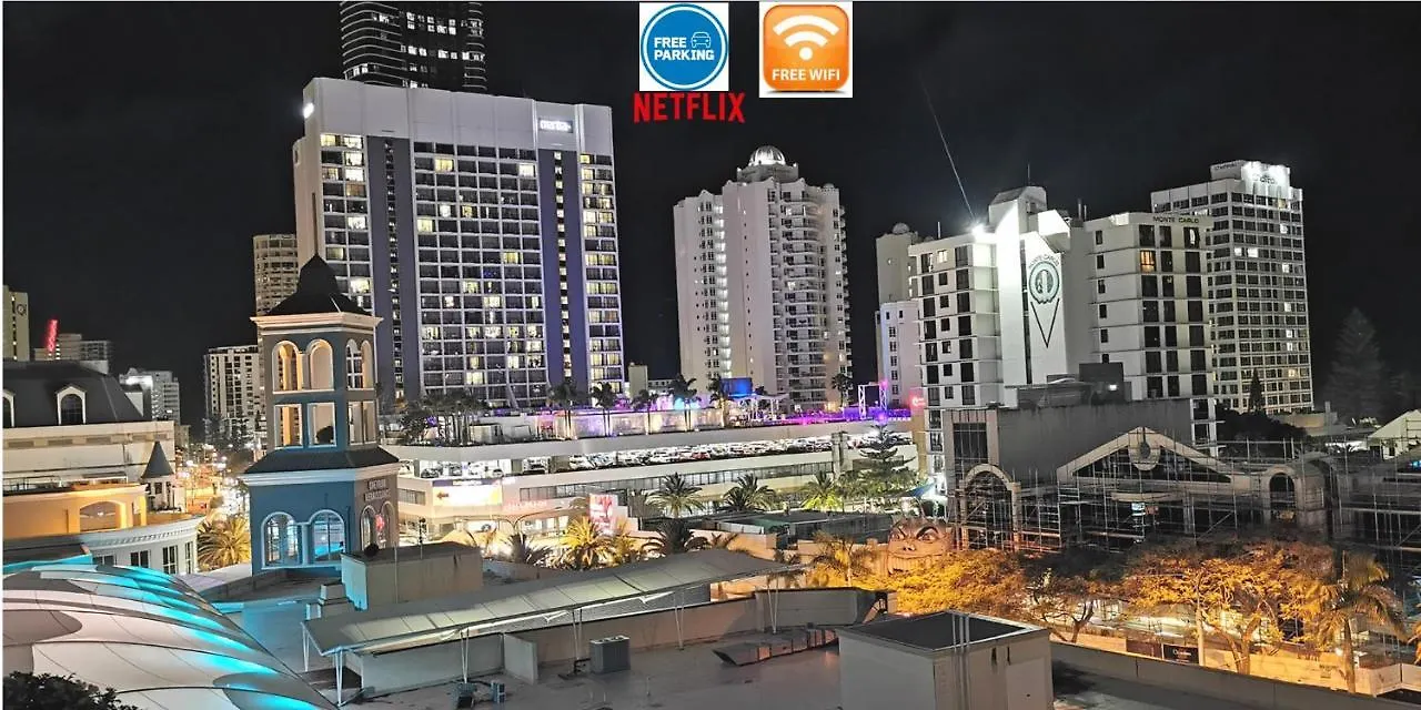 Beachside 2 Bedroom In The Heart Of Surfers Paradise - Chevron Renaissance - Free Parking
