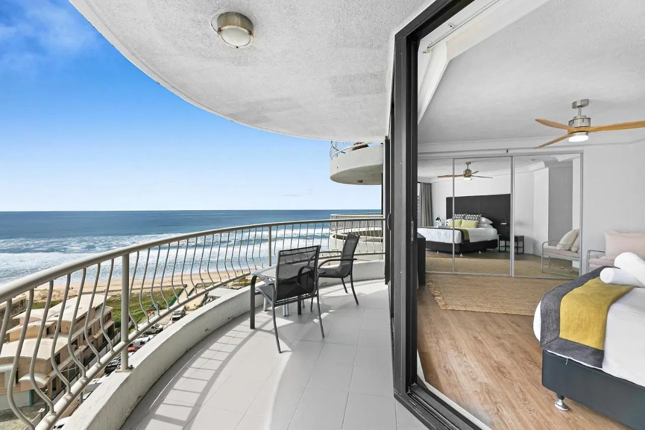Spacious Beachfront 2-bed With Stunning Oceanview Lägenhet Guldkusten