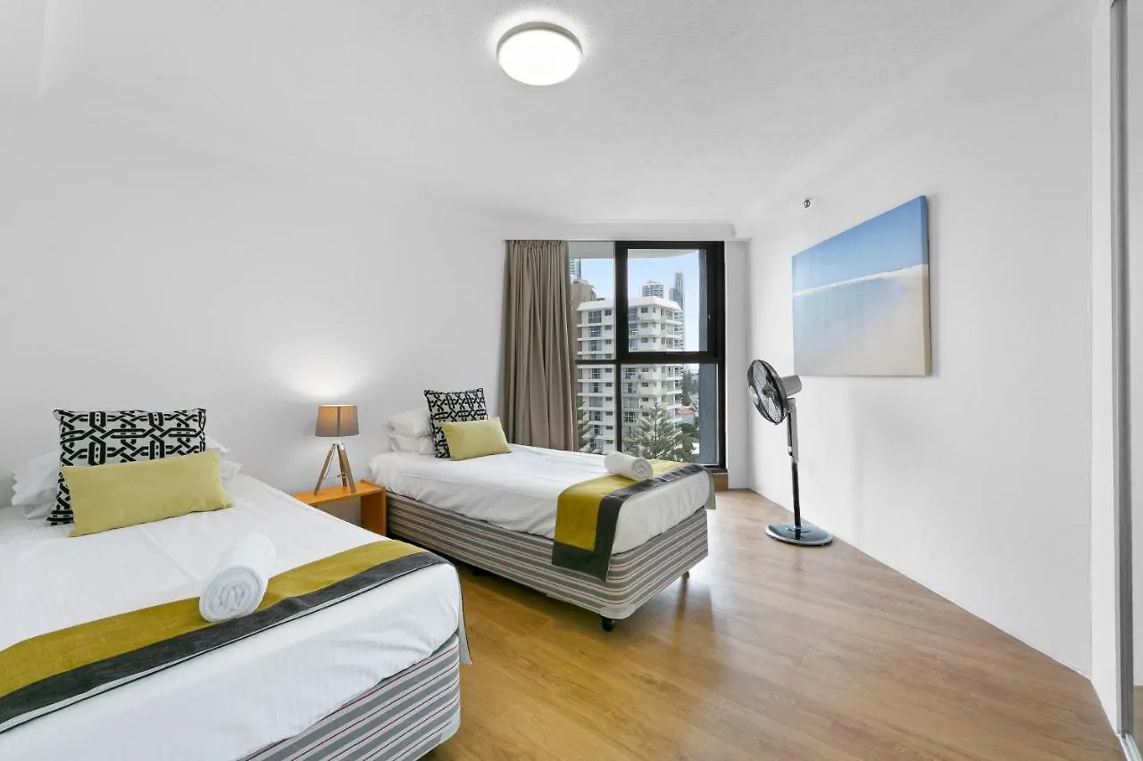 Lägenhet Spacious Beachfront 2-bed With Stunning Oceanview Guldkusten