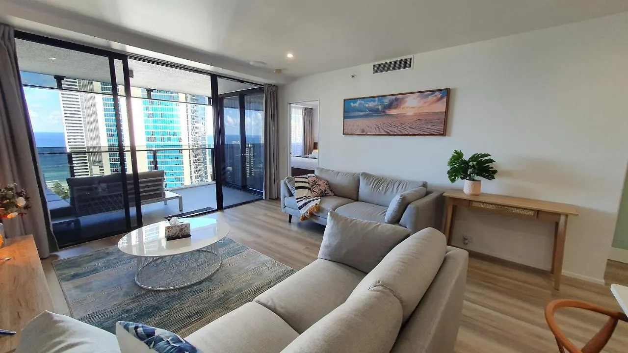 Oceanview Oasis 2br - 5mins To - Family Lägenhet Guldkusten