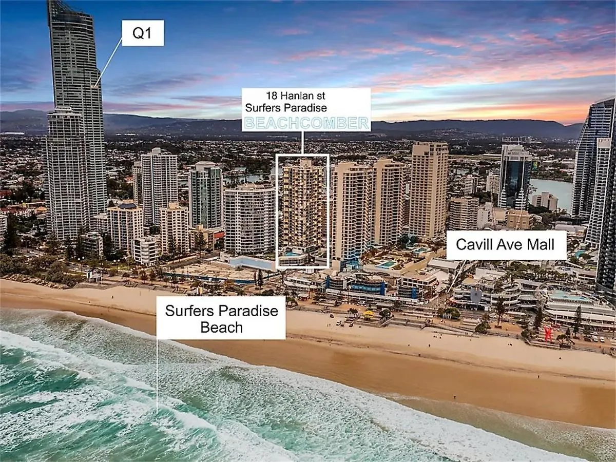 Beachside Modern In The Heart Of Surfers Paradise -free Parking דירה גולד קוסט