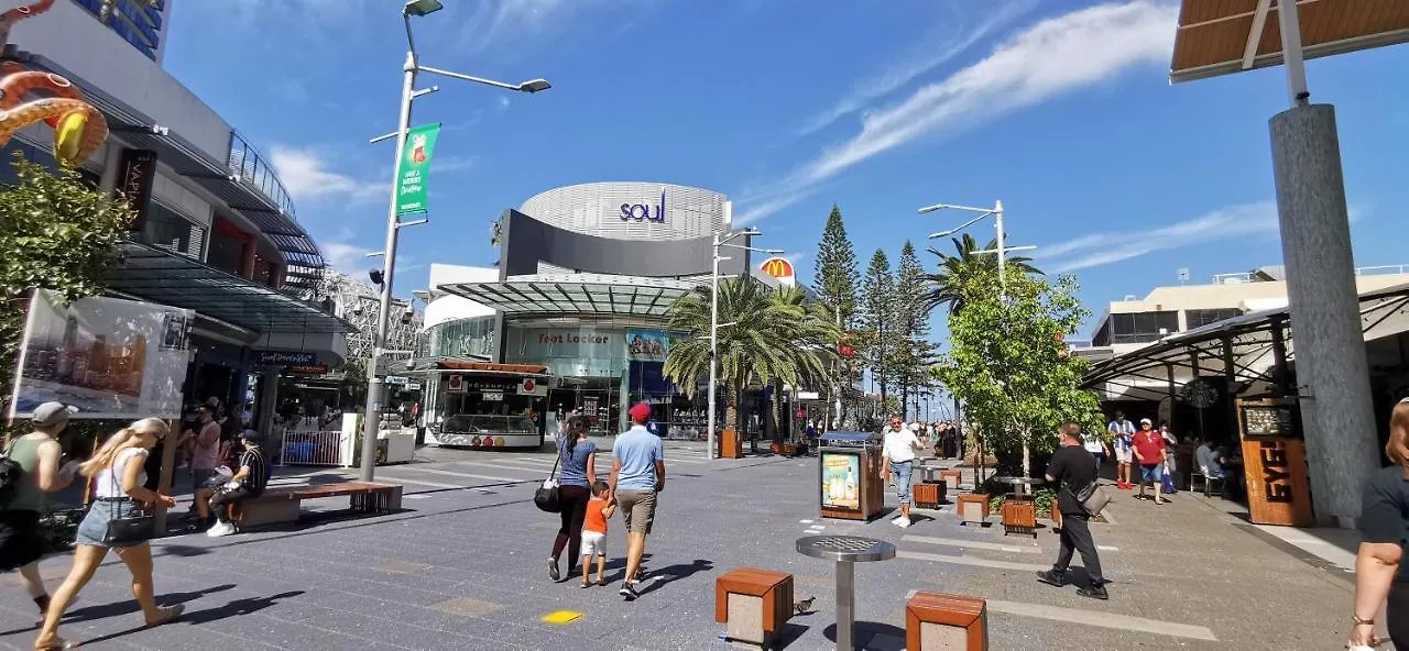 דירה Beachside Modern In The Heart Of Surfers Paradise -free Parking *