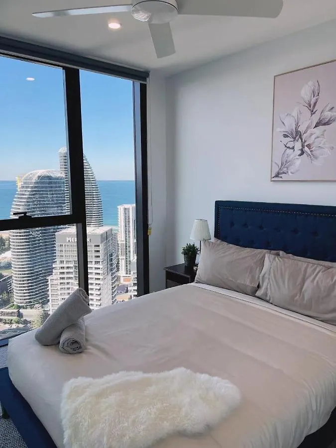 2 Bedroom Luxurious Family On 40th Floor With Amazing Ocean Coastline Broadbeach Gc40