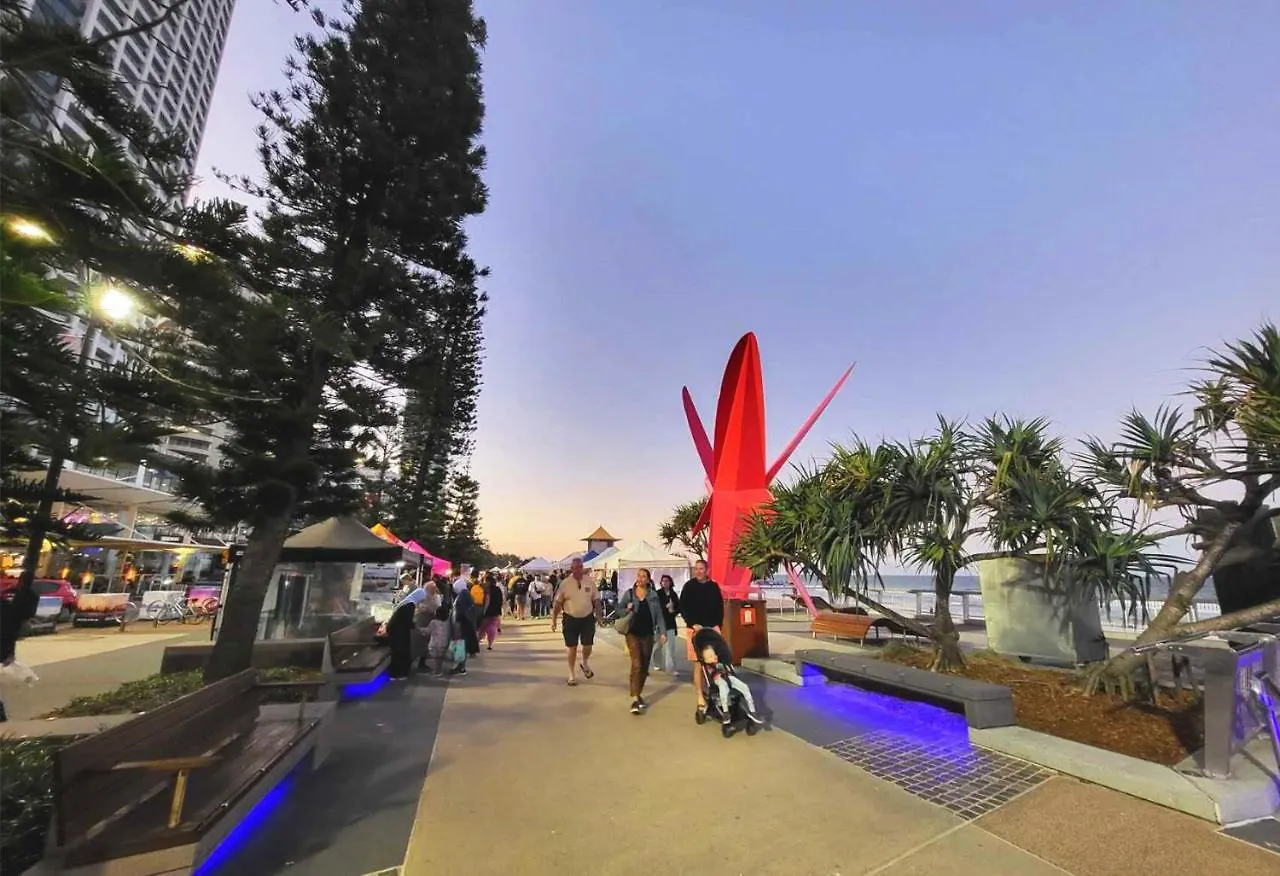 Beachside 2 Bedroom In The Heart Of Surfers Paradise - Chevron Renaissance - Free Parking *