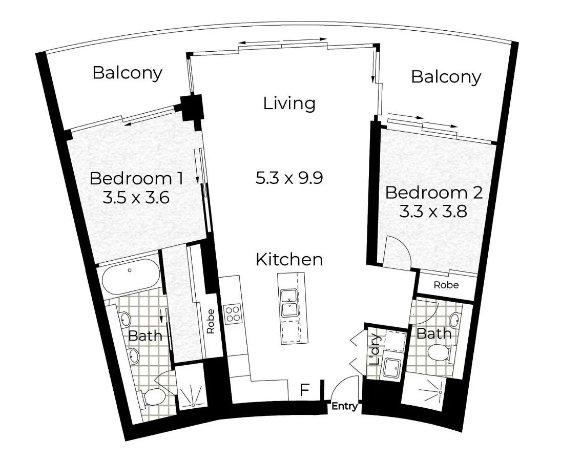 Apartment Tower 1 Oracle 16th Floor Stunning Views Gold Coast