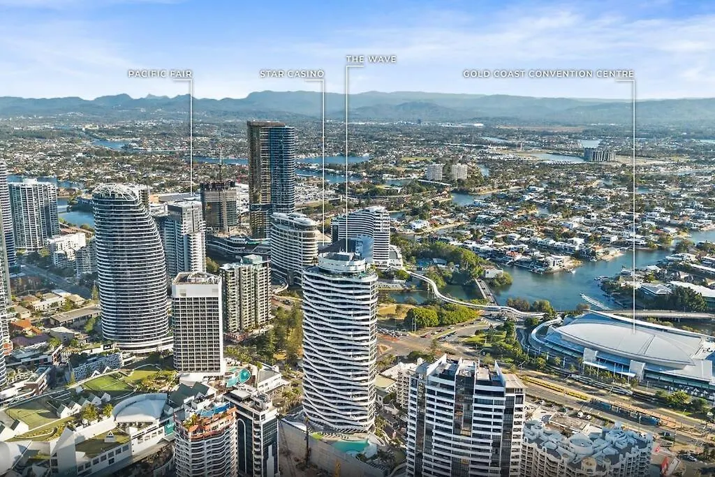 24th Floor Luxury, The Wave Broadbeach Apartment *