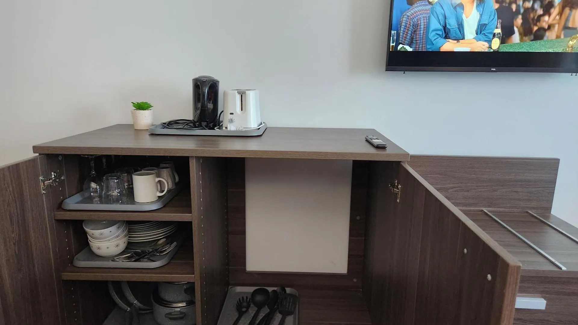شقة Surfers Ocean View. Large Fridge, Washing Machine, Wifi