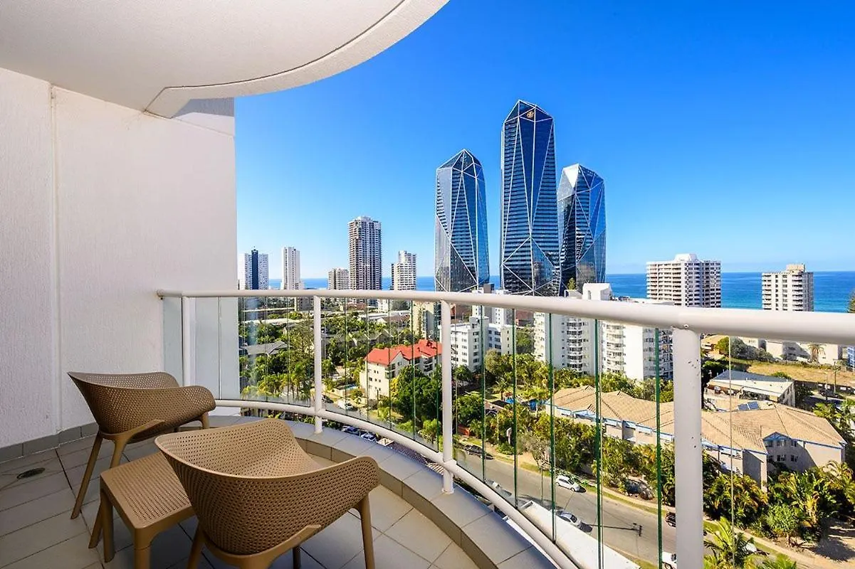 公寓 Broadbeach Surfers Spa Bath Ocean View