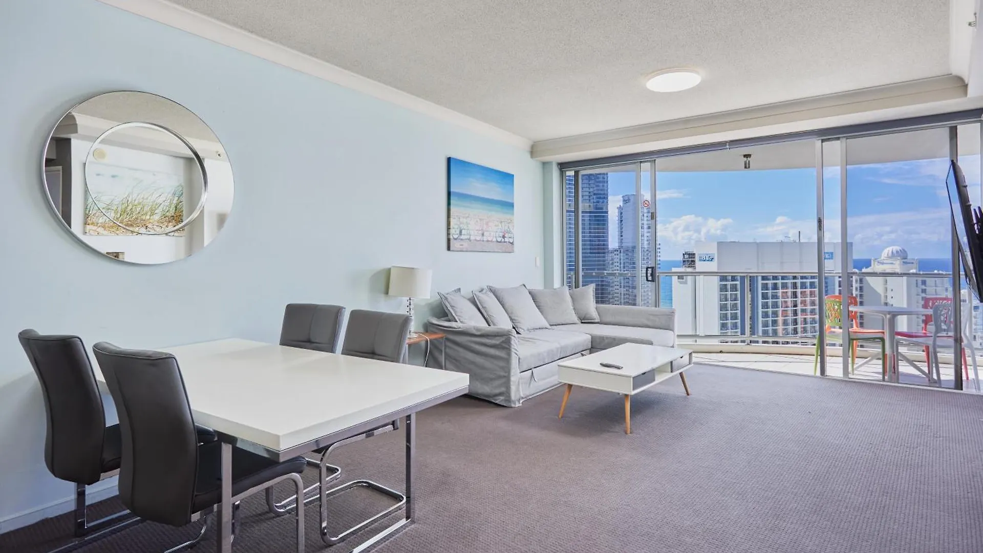 公寓 Oceanview 3 Bedroom In Surfers Paradise - Serain Residences