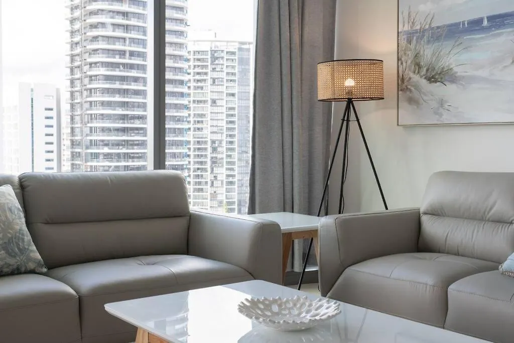 Апартаменты Broadbeach Luxury Seaview 2br