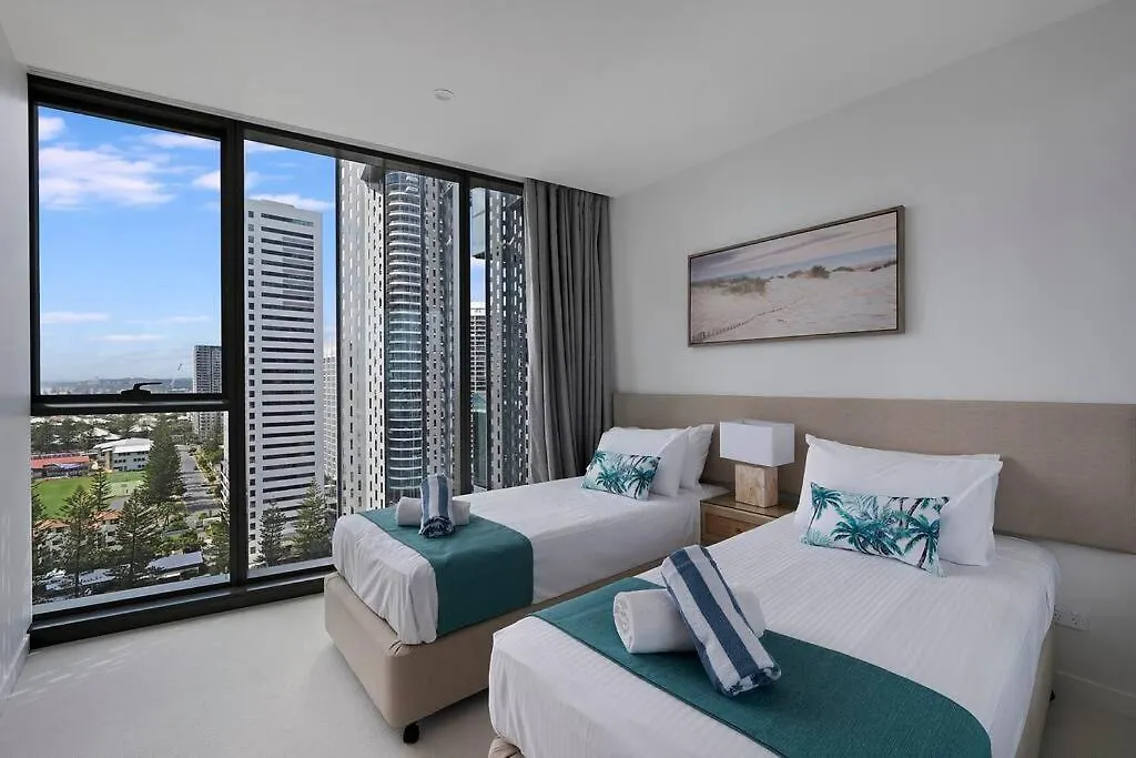 Апартаменты Broadbeach Luxury Seaview 2br