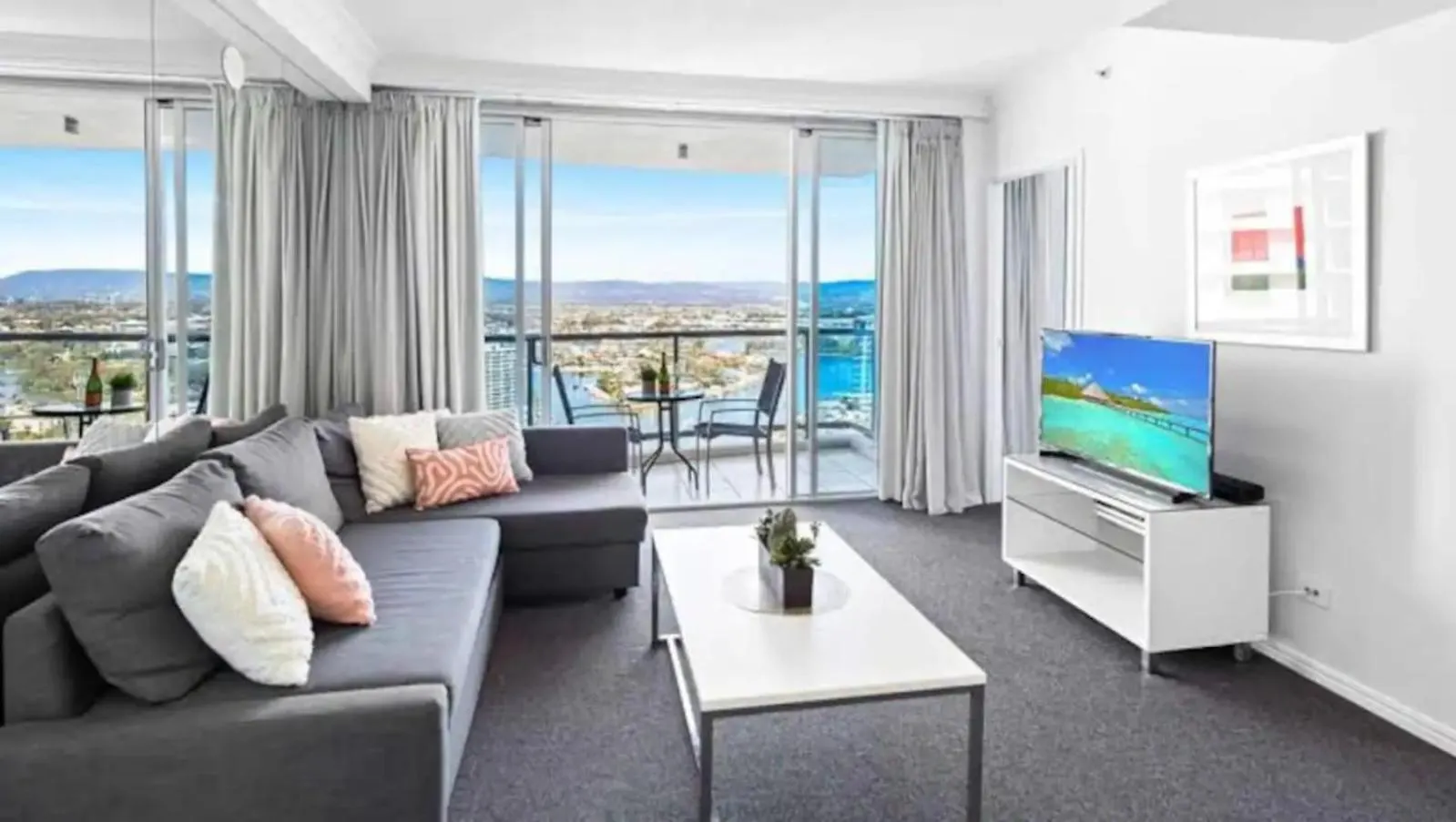 Panoramic Views Surfers-chevron. * Gold Coast