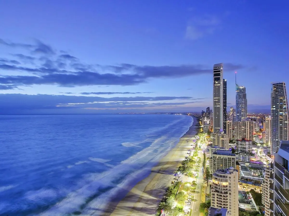شقة Beachfront Luxe Escape At Parking سيرفرز باراديس