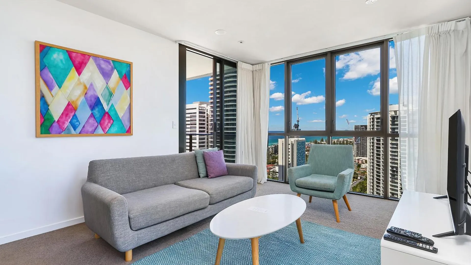Apartment Broadbeach Oceanview Level 26 With Carpark - 4 Mins Walk To The *